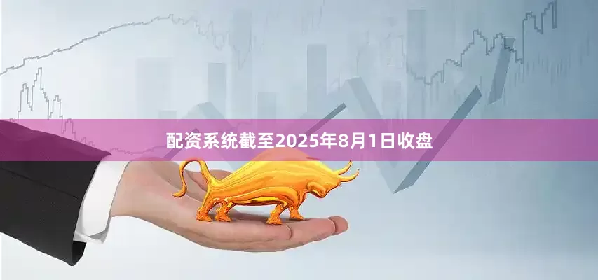 配资系统截至2025年8月1日收盘